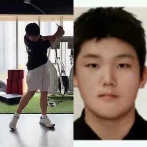 [뮤즈이슈]야구계가 거포 놓쳤다..‘골프 전향’ 강호동 子 시후, 폭풍 스윙 포착
