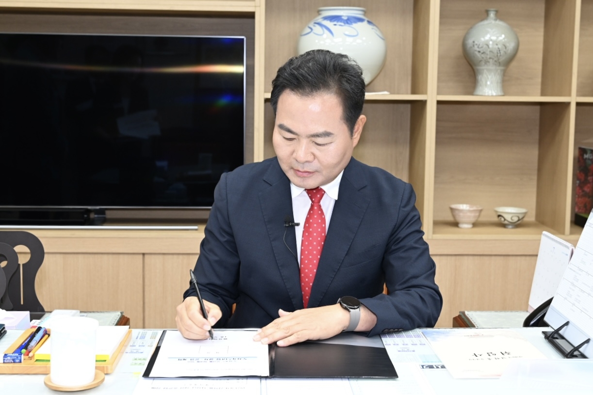 김학홍 문경시장.[문경시 제공]