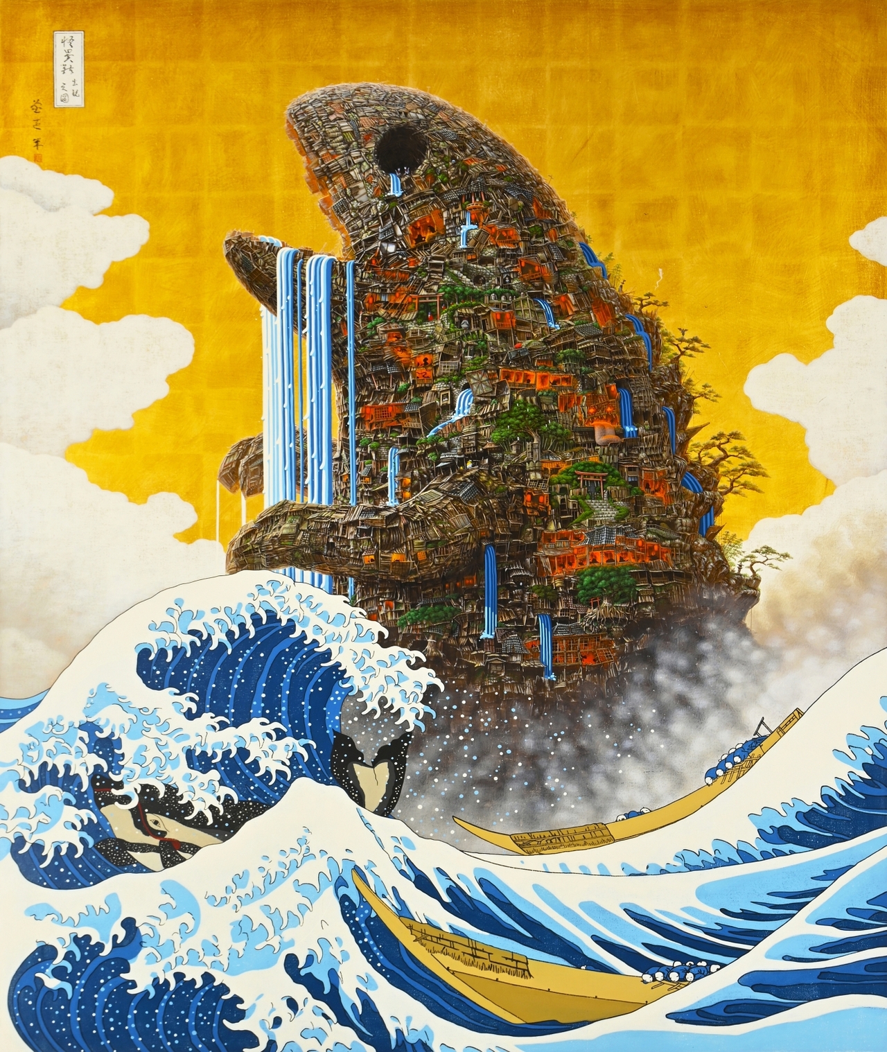 "The First Appearance KAIJU" by Japanese artist Takumi Kama (Taiwan Art Gallery Association)