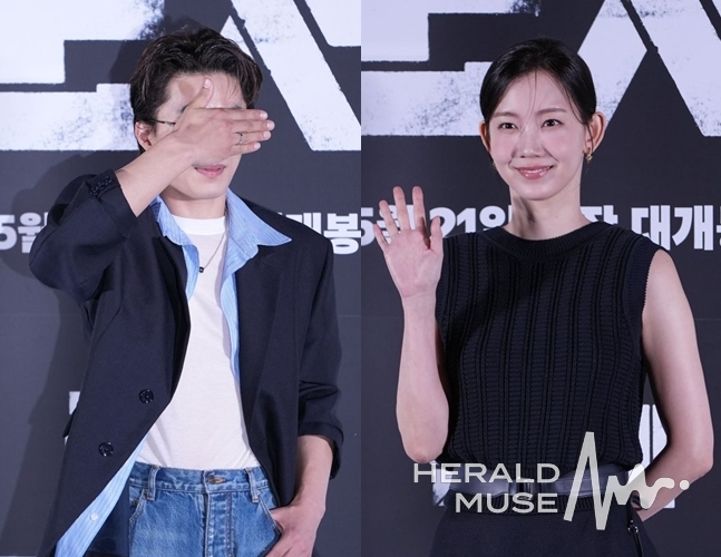 배우 구교환, 신현빈/사진=민경빈 기자