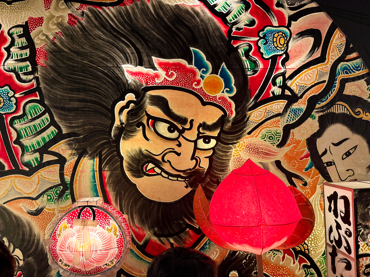 Lanterns inside Tsugaru-han Neputa-mura [Kim Myung-sang]
