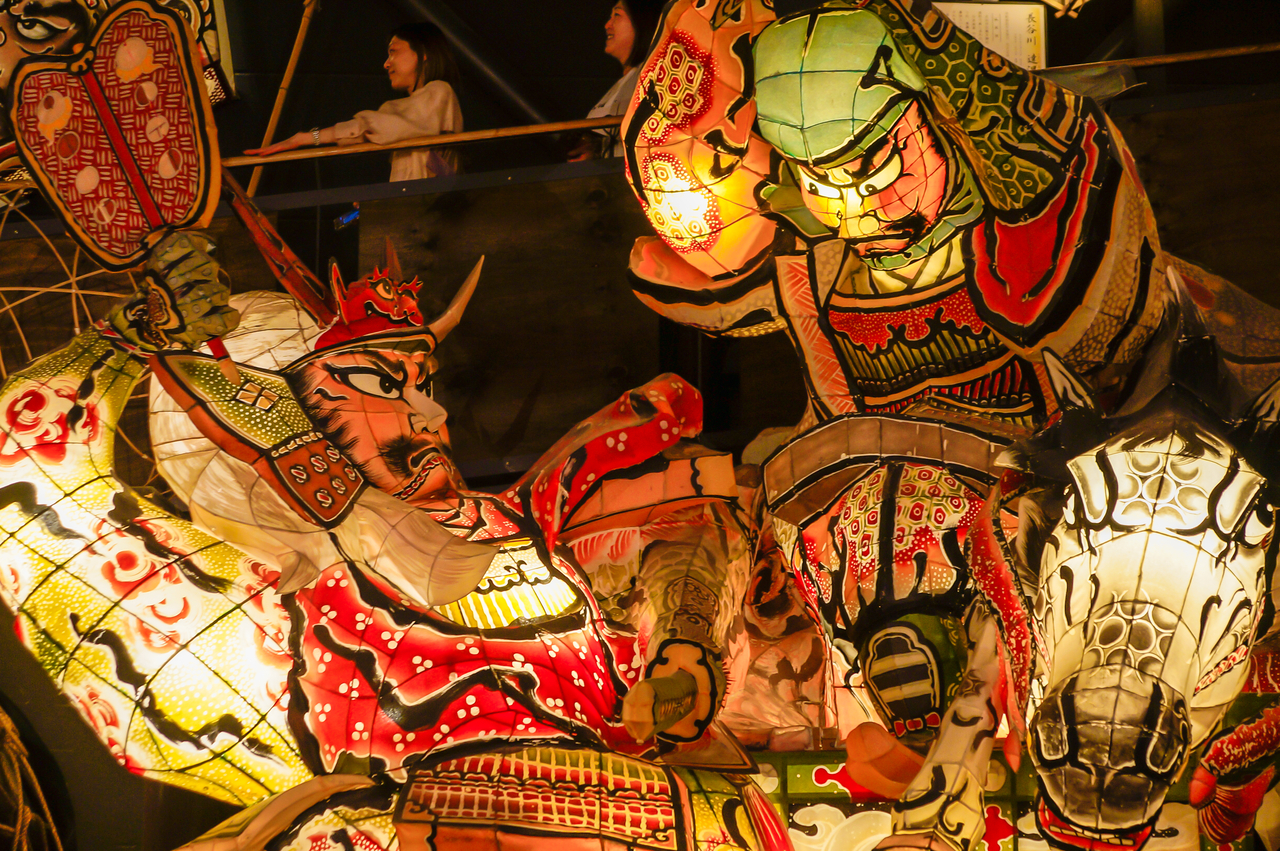 Lanterns inside Tsugaru-han Neputa-mura [Kim Myung-sang]