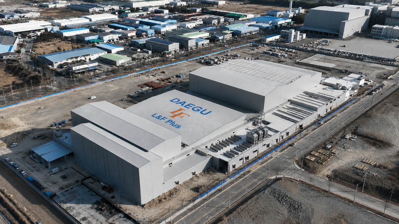 L&F Plus’ battery materials plant in Daegu (L&F)