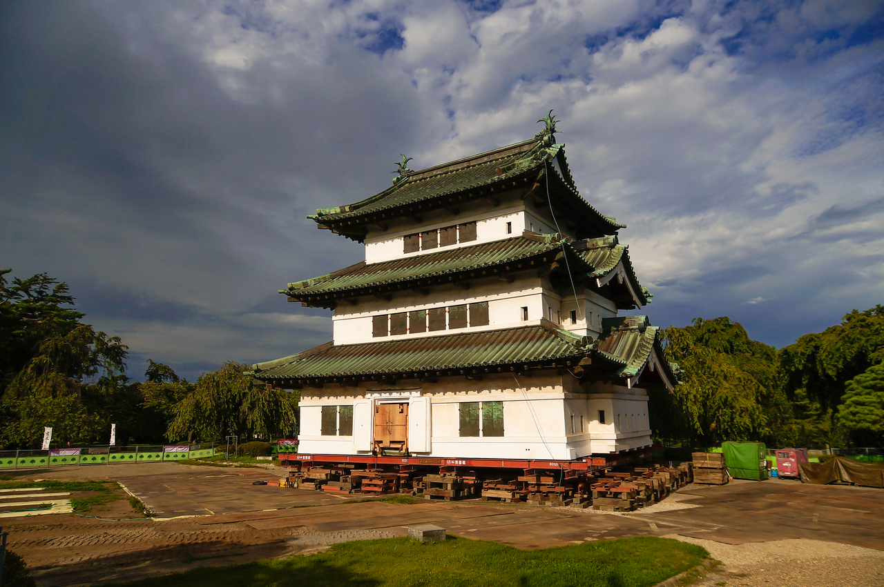 The keep of Hirosaki Castle, relocated to preserve its original structure [Kim Myung-sang]