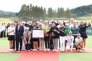 HJ·동부건설, KLPGA 대회 적립금 3000만원 기부