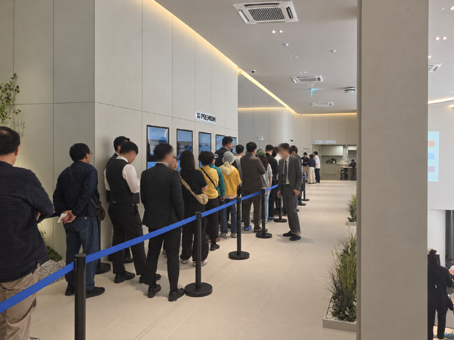 사진 : 연제갤러리자이 견본주택 내부 모습