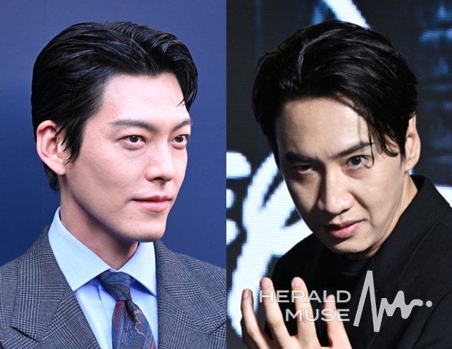 배우 김우빈, 이광수/사진=윤병찬 기자