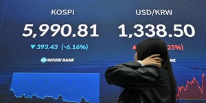 [헤럴드pic] 6000선 붕괴
