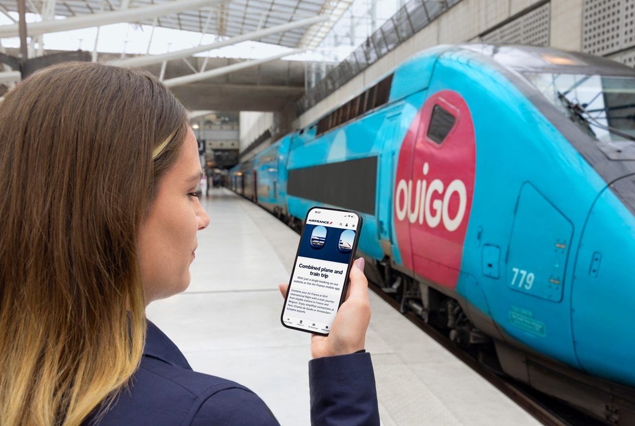 Air France is expanding its Train+Air rail-air connection service, operated jointly with French national rail, to cover all Ouigo low-cost high-speed train routes serving Paris Charles de Gaulle Airport. [Air France]