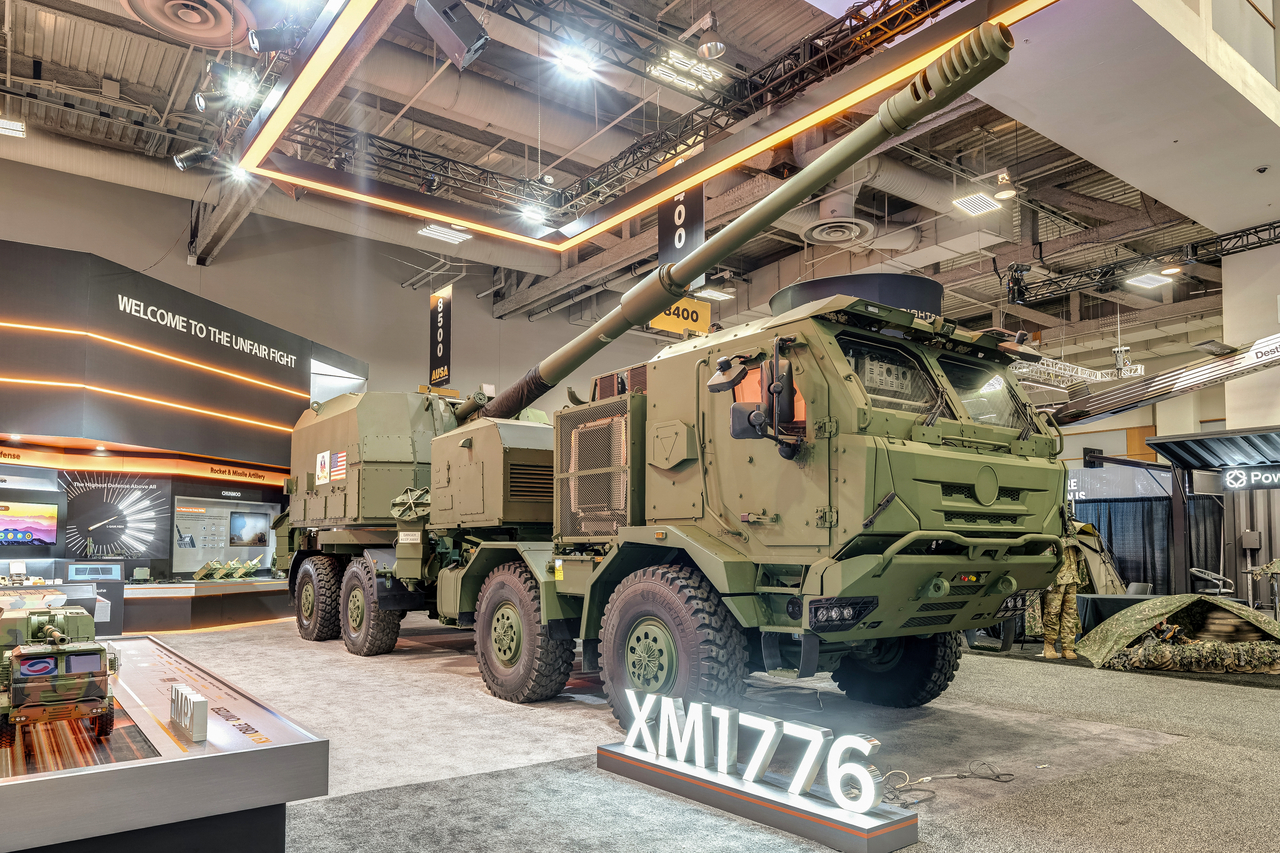 한화에어로스페이스가 미국 워싱턴DC에서 열린 미국 육군협회 연례 전시회 ‘AUSA 2026’에서 XM1776을 공개했다. [한화에어로스페이스 제공]