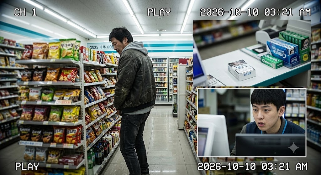 Drunk man urinates on convenience store shelf, flees without buying anything