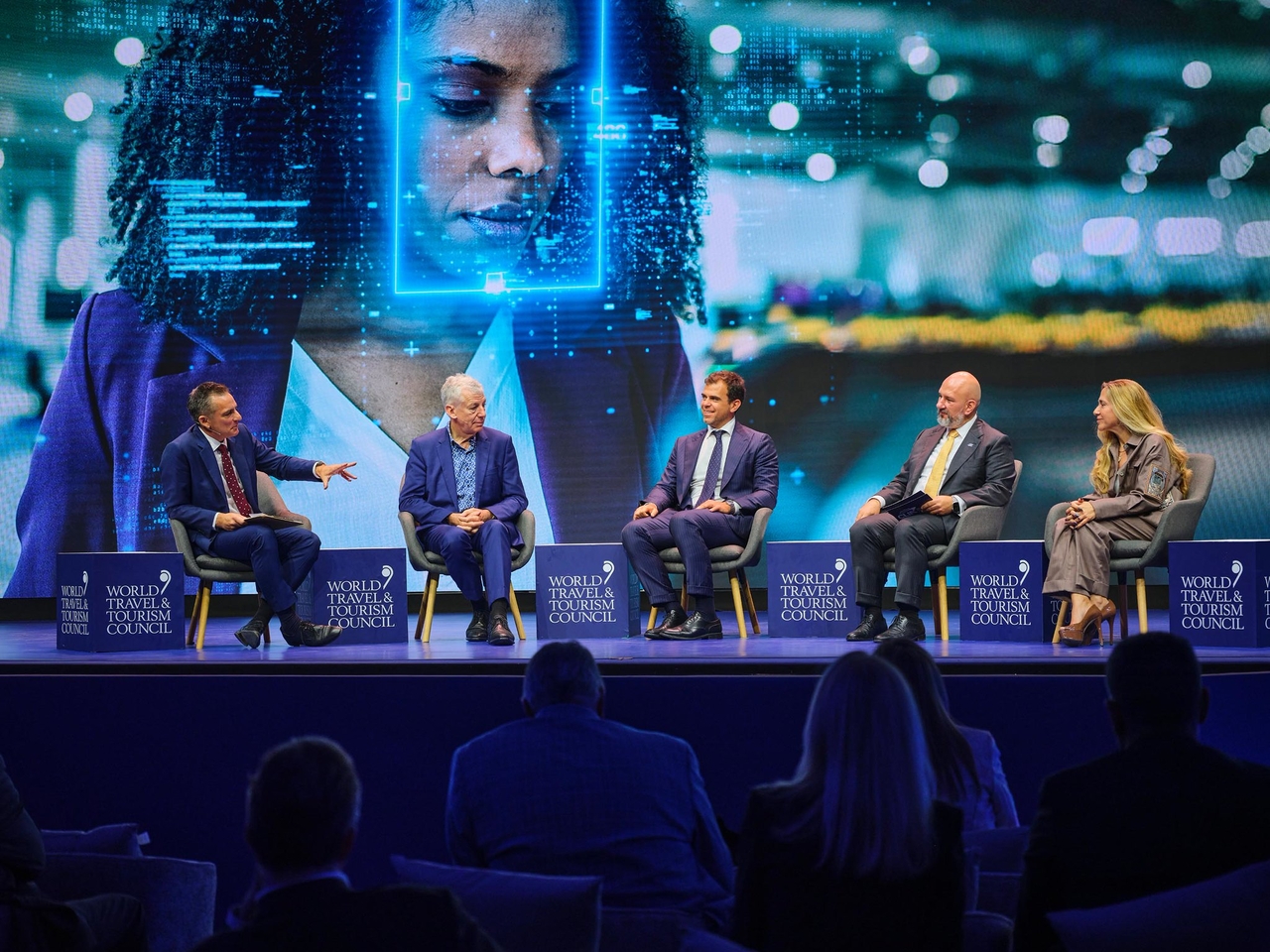 A panel session is held on improved border experience at the WTTC Summit 2026 in Valletta, Malta, Thursday. (Courtesy of WTTC)