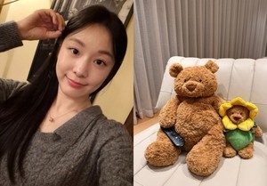 [뮤즈★]‘고우림♥’ 김연아, 곰인형 사진 올렸을 뿐인데..한달만 또 ‘임신설’