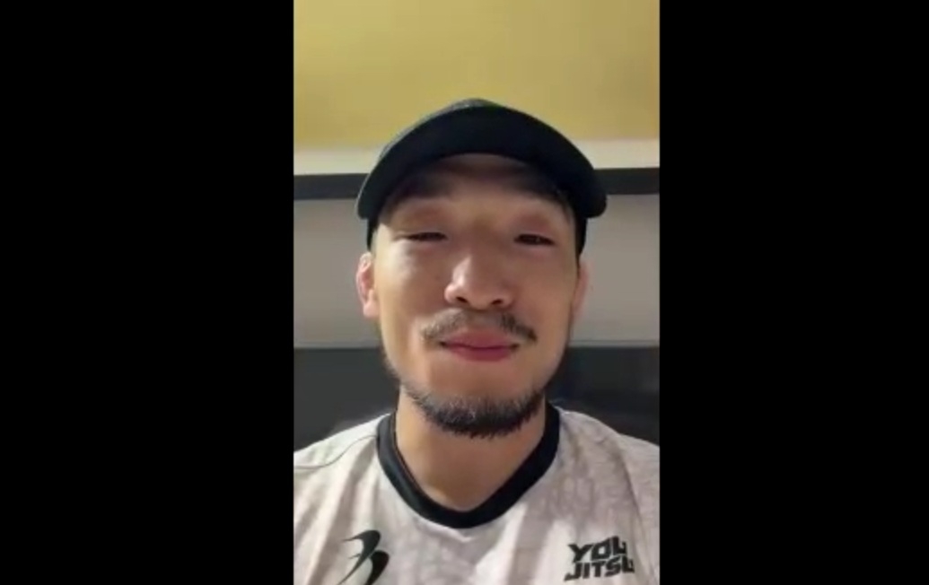 줌 인터뷰에 응한 유수영 [UFC 제공]