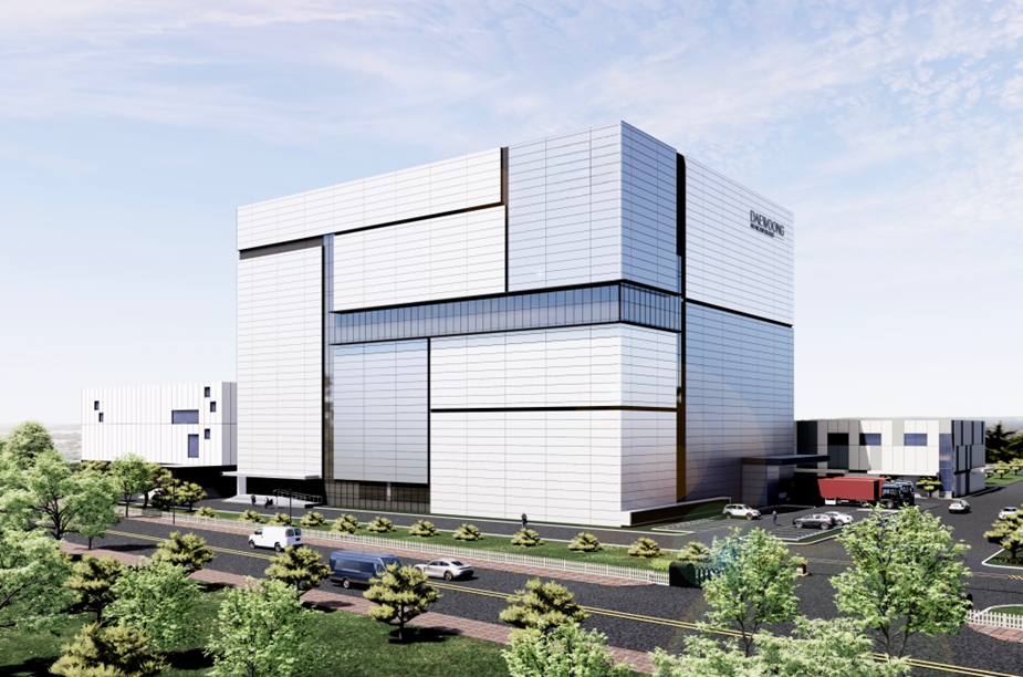 Rendering of the microneedle manufacturing facility at Daewoong Bio’s Plant 3 in Hyangnam, Hwaseong, Gyeonggi Province (Daewoong Pharmaceutical)