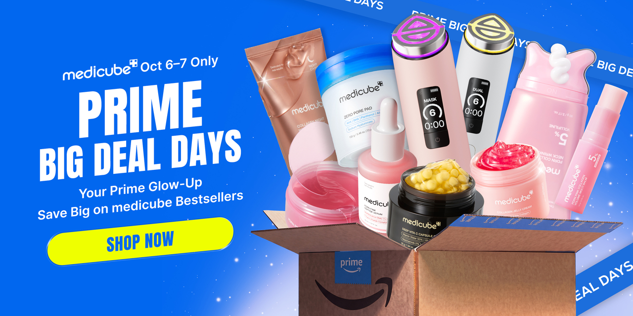 APR's Medicube skincare products and beauty devices for Amazon's Prime Big Deal Days, held Oct. 6-7 (APR)