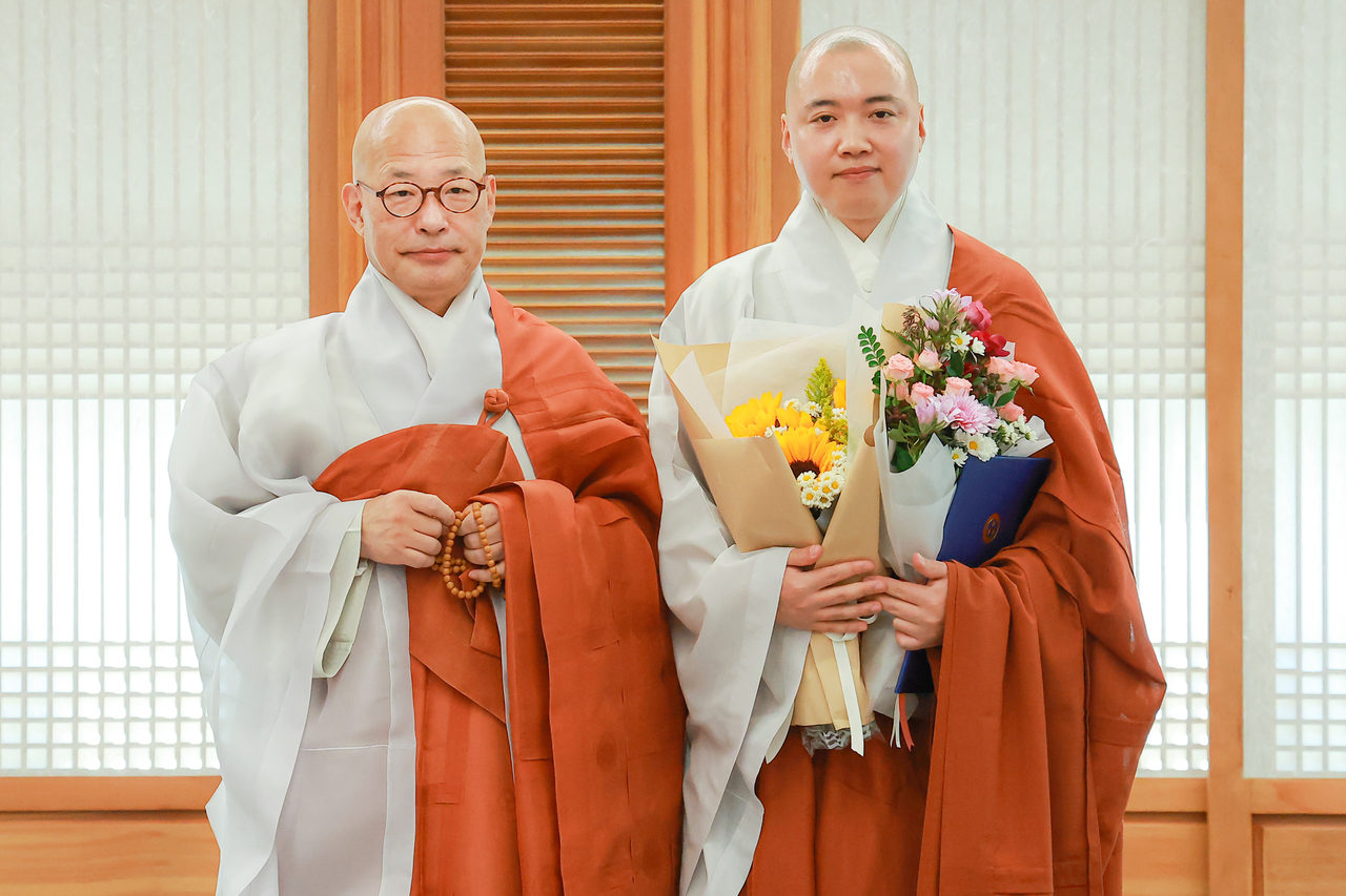 대한불교조계종 총무원장 진우스님은 14일 총무원 총무국장에 구산스님을 임명했다. [대한불교조계종 제공]