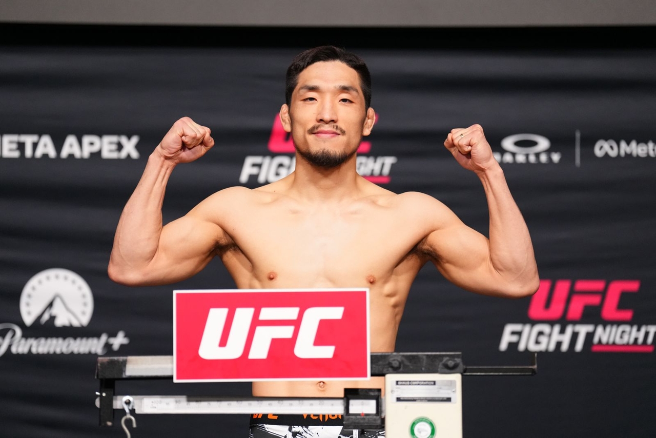 ‘유짓수’ 유수영이 오는 18일(한국시간) 캐나다 에드먼턴에서 열리는 ‘UFC 파이트 나이트’ 밴텀급 경기에서 코디 코반첵(28·캐나다)과 맞붙는다. [UFC 제공]