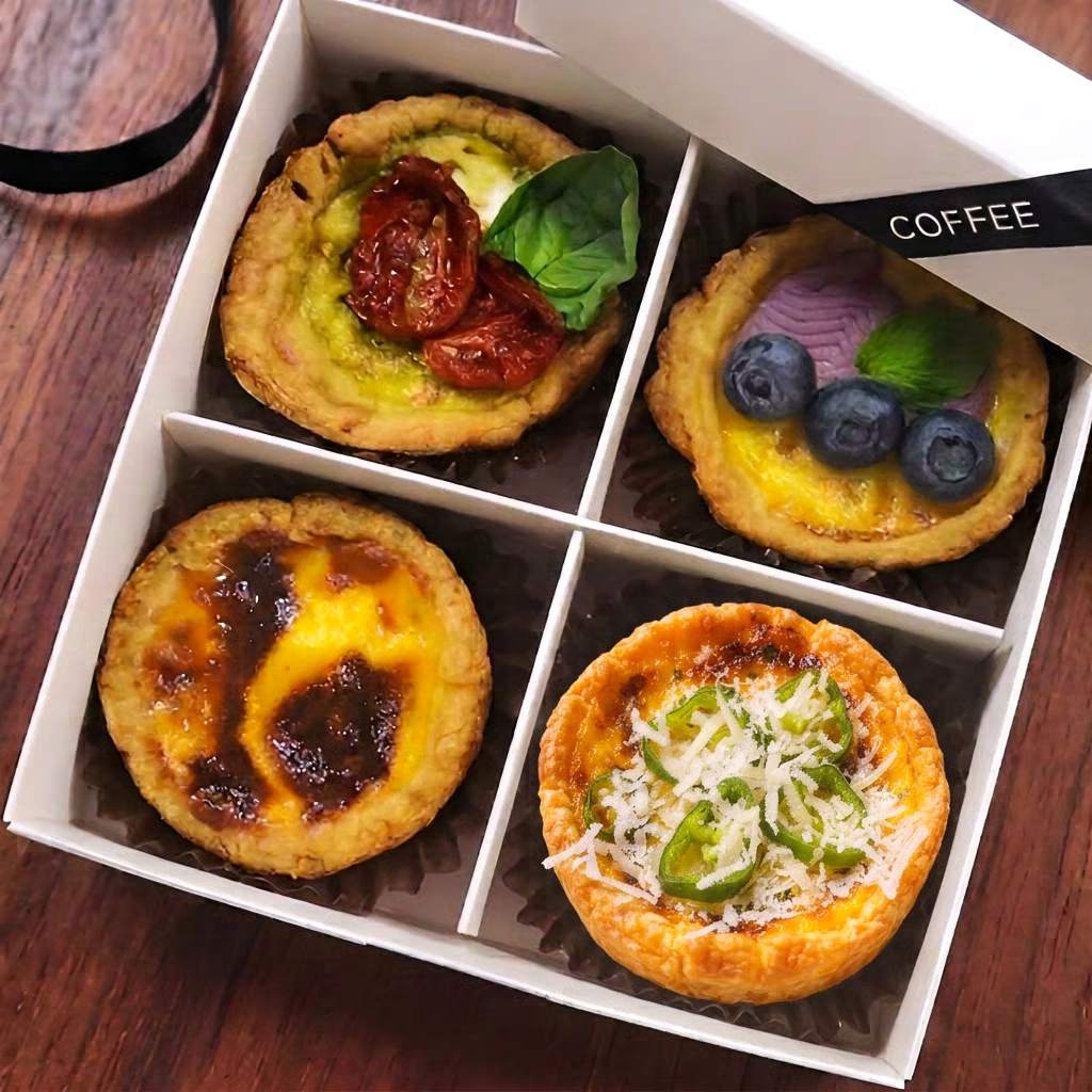 Egg tarts from a local bakery participating in the Daejeon Bread Festival (Coffee1011)