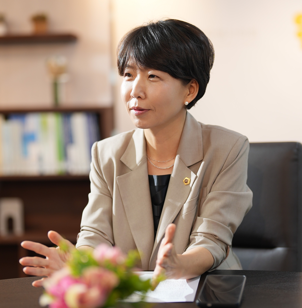 이 부위원장이 청년 AI 접근 격차 해소와 미래산업 일자리 확대를 위한 정책적 지원의 필요성을 강조하고 있다. 양정원 기자