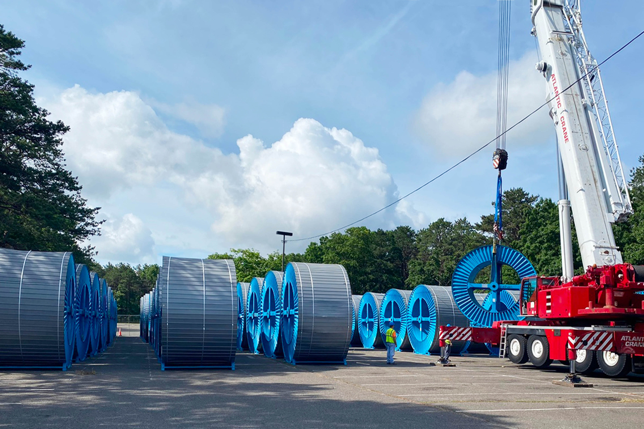 Taihan Cable & Solution prepares for cable installation in the United States. [Taihan Cable & Solution]