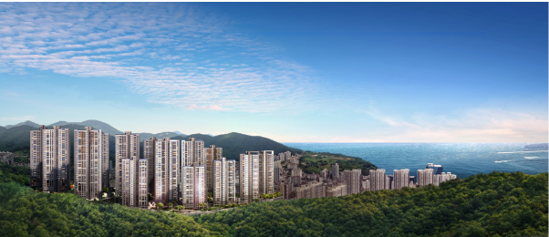 A rendering of Hillstate Geoje Signature. [Hyundai Engineering]