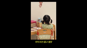 이승기, 노래 열창하는 31개월 딸 최초공개..“마이크 못 잡게 숨겼는데도”