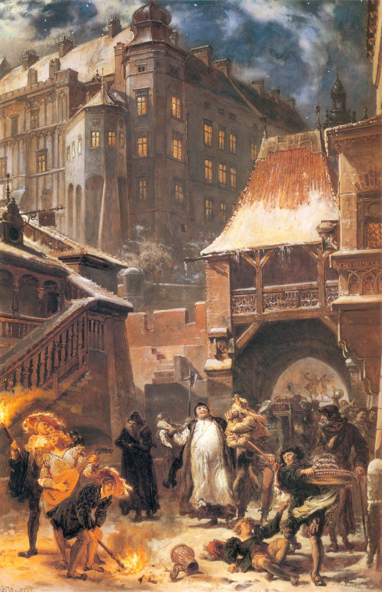 얀 마테이코, 감라트와 스탄치크, 1873~1878, 목판에 유채, 132x87.5cm, 코시치우슈코 재단 [Scanned from album Malarstwo Polskie w zbiorach za granicą by Stefania Krzysztofowicz-Kozakowska, Public Domain, commons.wikimedia.org]