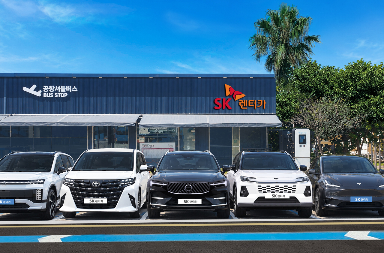 Key vehicles operated at SK Rent-a-Car's Jeju branch. [SK Rent-a-Car]