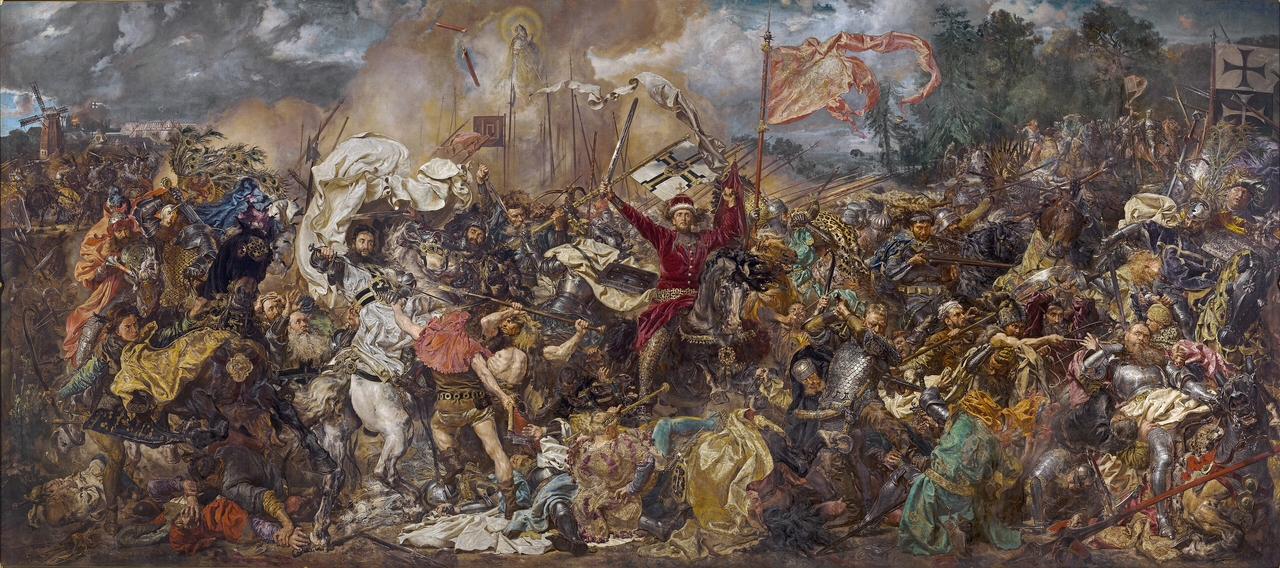 얀 마테이코, 그룬발트 전투, 1878, 캔버스에 유채, 426x987cm, 바르샤바 국립미술관 [cyfrowe.mnw.art.pl, Public Domain, commons.wikimedia.org]
