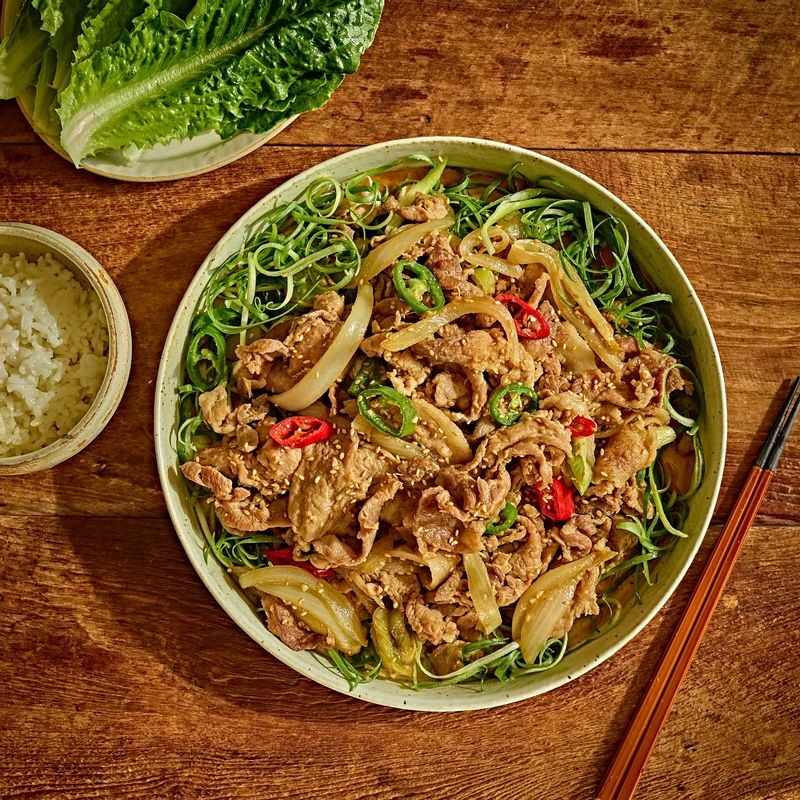 Dwaeji-bulbaek, Korean diner-style pork (W Table)