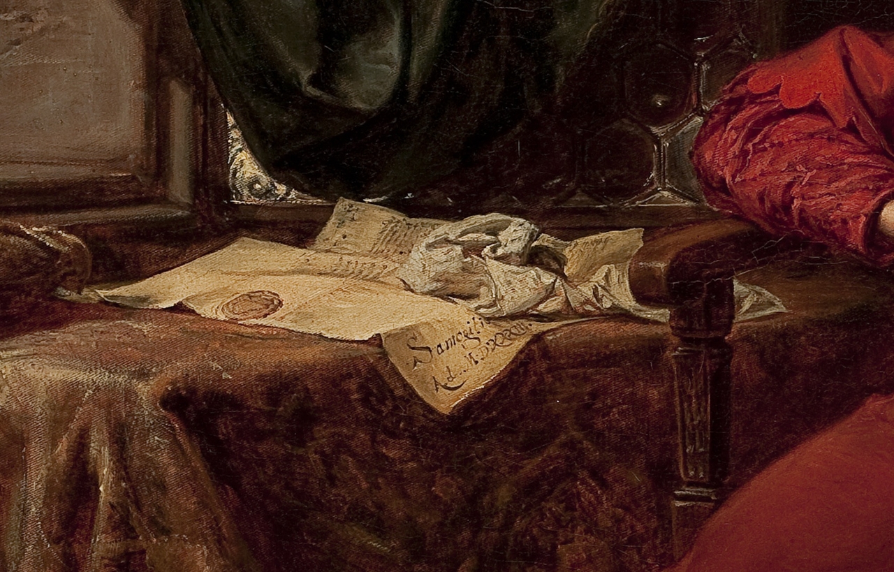 얀 마테이코, 스탄치크(일부 확대), 1862, 캔버스에 유채, 88x120cm, 바르샤바 국립미술관