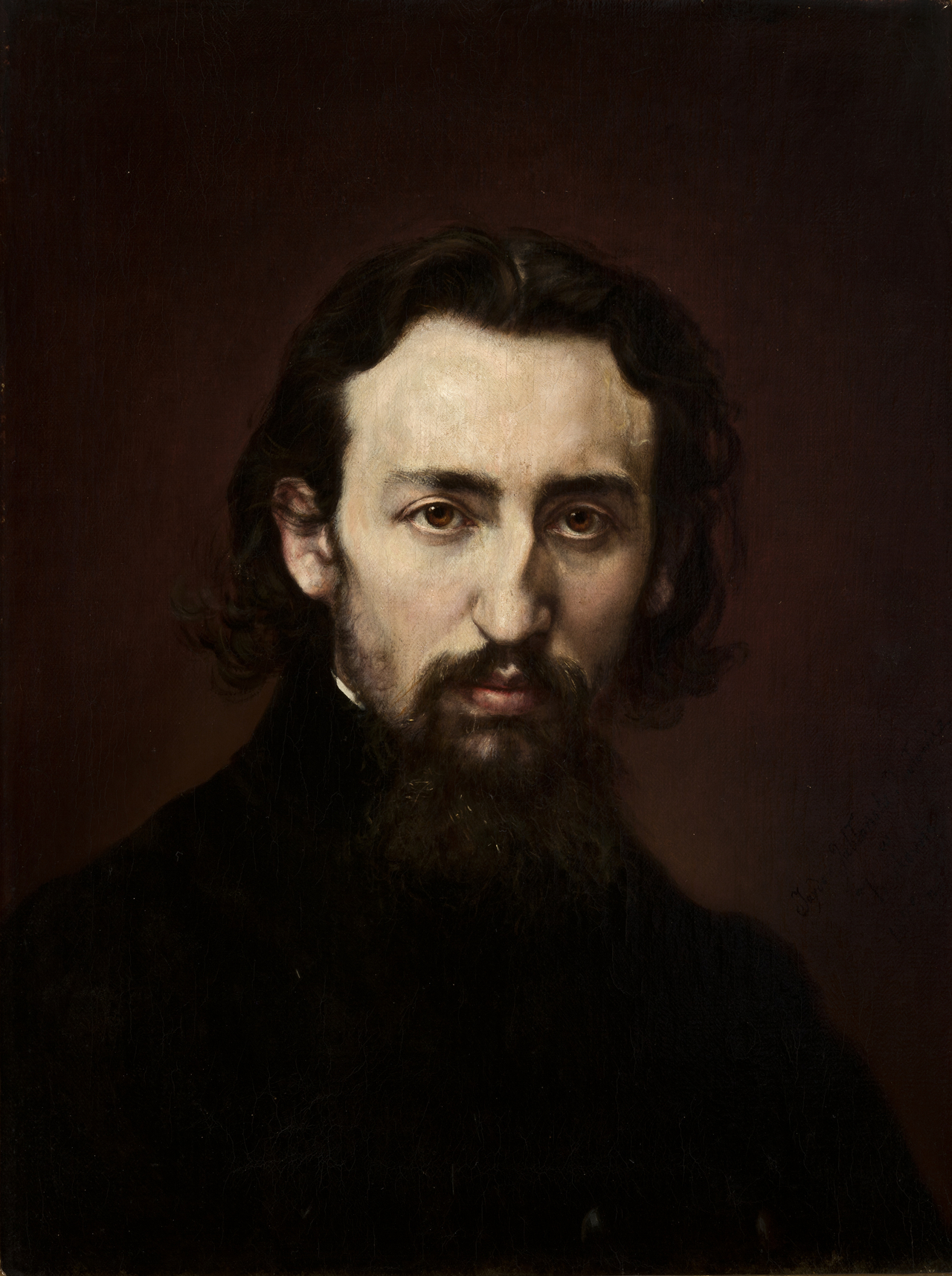 이지도르 야부온스키, 얀 마테이코의 초상, 1875, 캔버스에 유채, 62.5x47.5cm, 크라쿠프 국립미술관 [The National Museum in Krakow Digital Collection, Public Domain, commons.wikimedia.org]