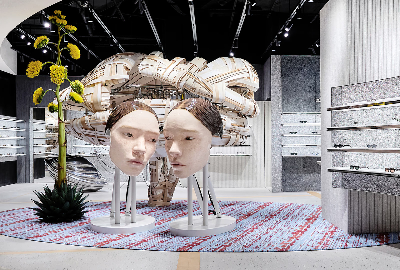 Gentle Monster’s store at Jing An Kerry Center in Shanghai (Gentle Monster)