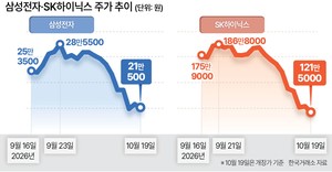 실적은 웃는데 주가는 우는 반도체 투톱