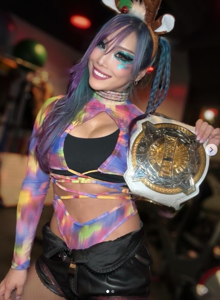 Japanese professional wrestling star Kairi Sane. [Personal social media]