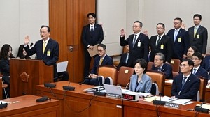 [헤럴드pic] 증인선서하는 5대 은행장