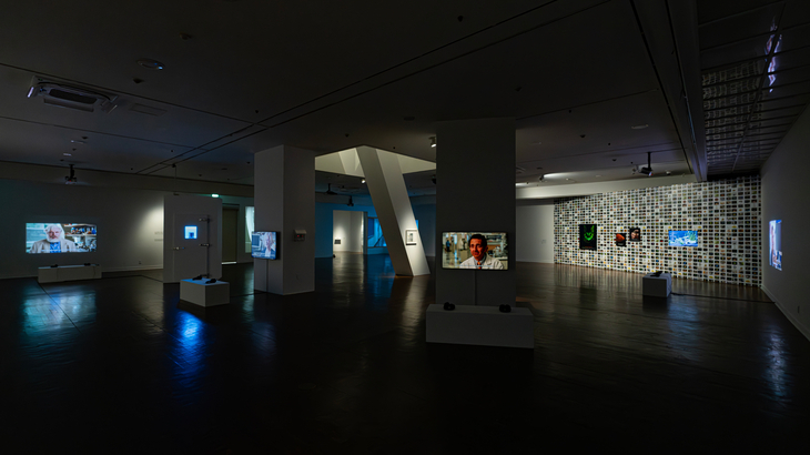 An installation view of “Lynn Hershman Leeson: First Person Plural” at the Seoul Museum of Art (SeMA)