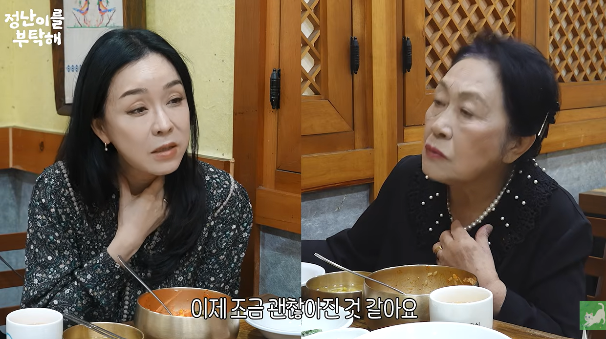 김정난 유튜브 캡처