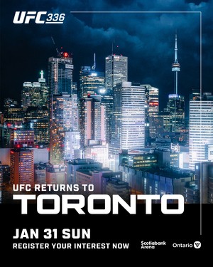 UFC 336, 내년 1월 31일 캐나다 토론토서 개최