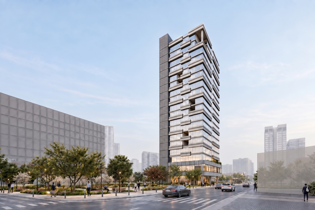 Rendering of the Jung-gu Sewoon WORKS public rental industrial facility to be built in Yegwan-dong, Jung-gu, Seoul