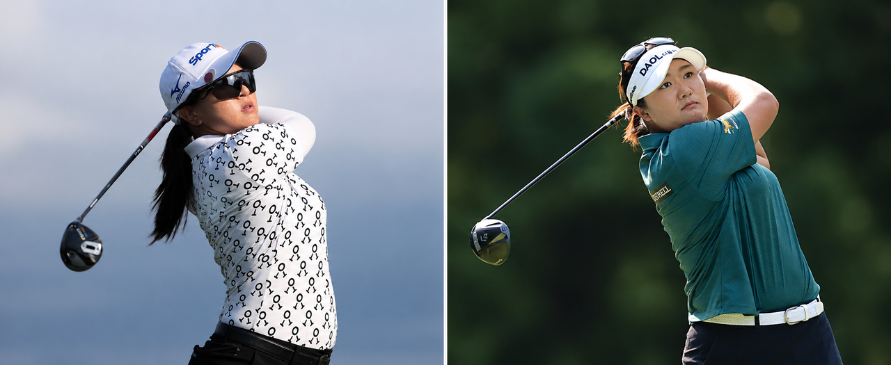 BMW 레이디스 챔피언십 디펜딩 챔프 김세영(왼쪽)과 LPGA 시즌 메이저 2승의 주인공 유해란. [게티이미지]