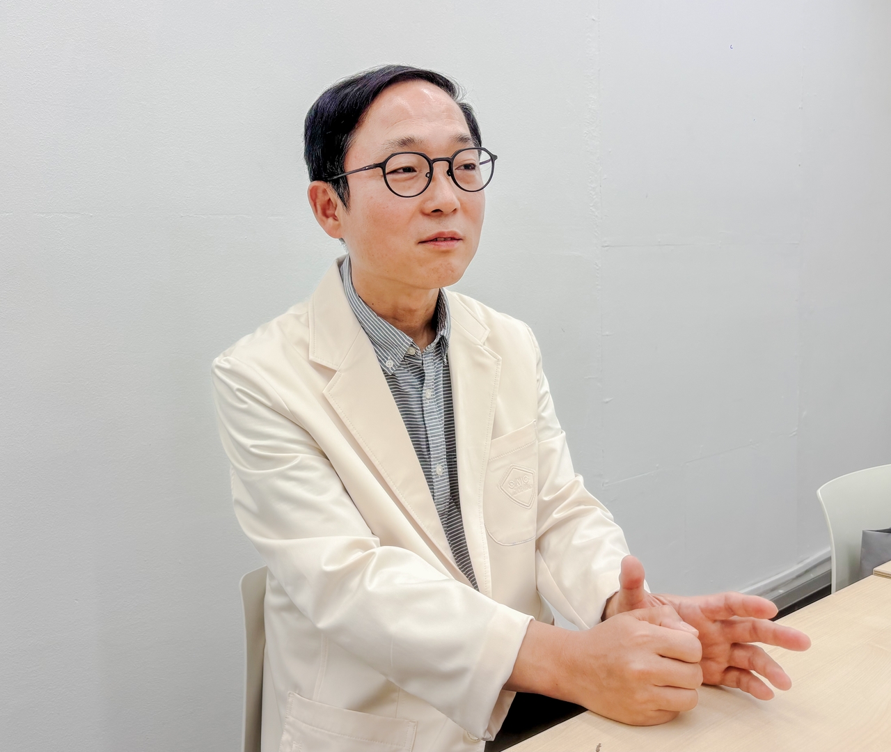 박철영 강북삼성병원 내분비내과 교수가 지난 12일 헤럴드경제와 인터뷰하고 있다. 최은지 기자.