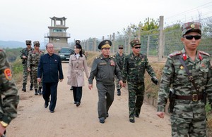 北 “박정천·김여정, 남부국경요새화 현장시찰…적 도발시 즉시 반격”
