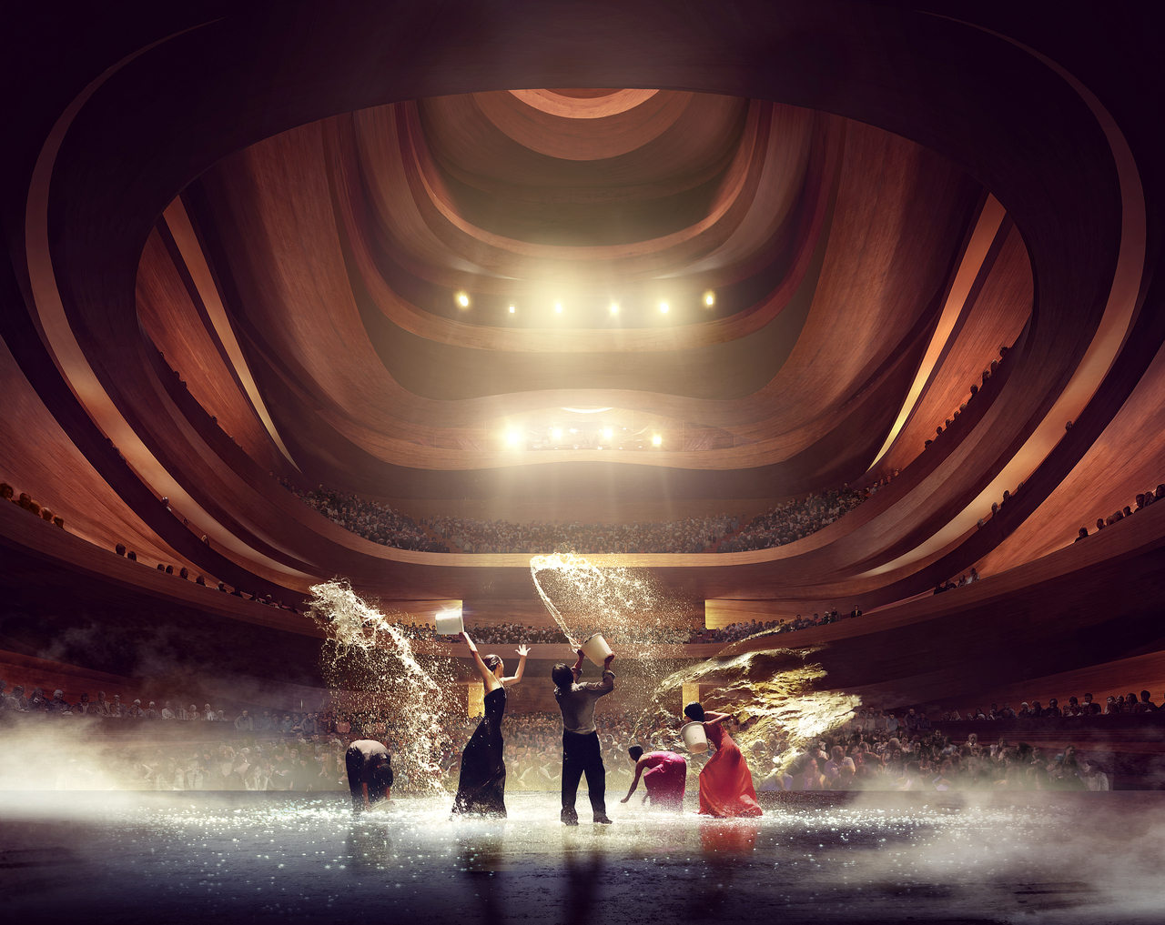 Rendered image of Busan Opera House (MIR)