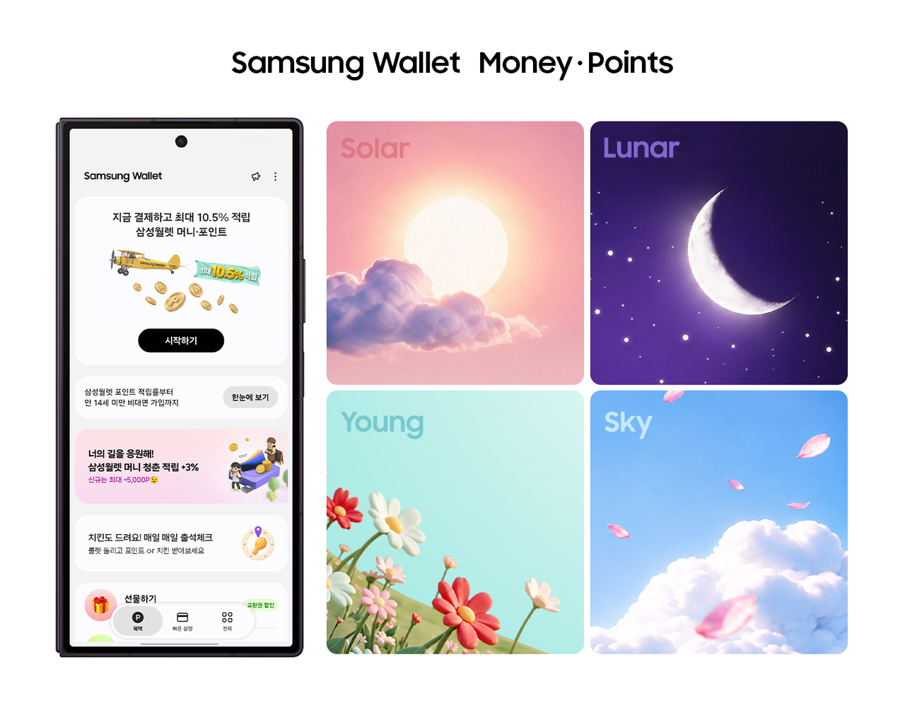 A promotional image for the Samsung Wallet Money and Points service. [Samsung Electronics]