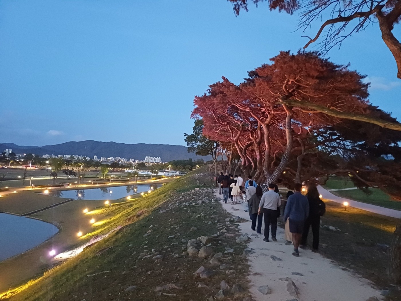 A nighttime tour at Gyeongju National Park [Korea National Park Service]