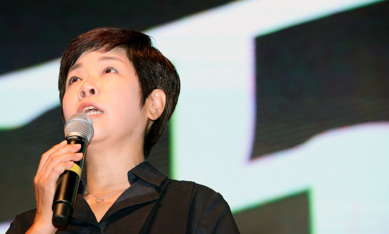 코미디언 김미화. [뉴시스]
