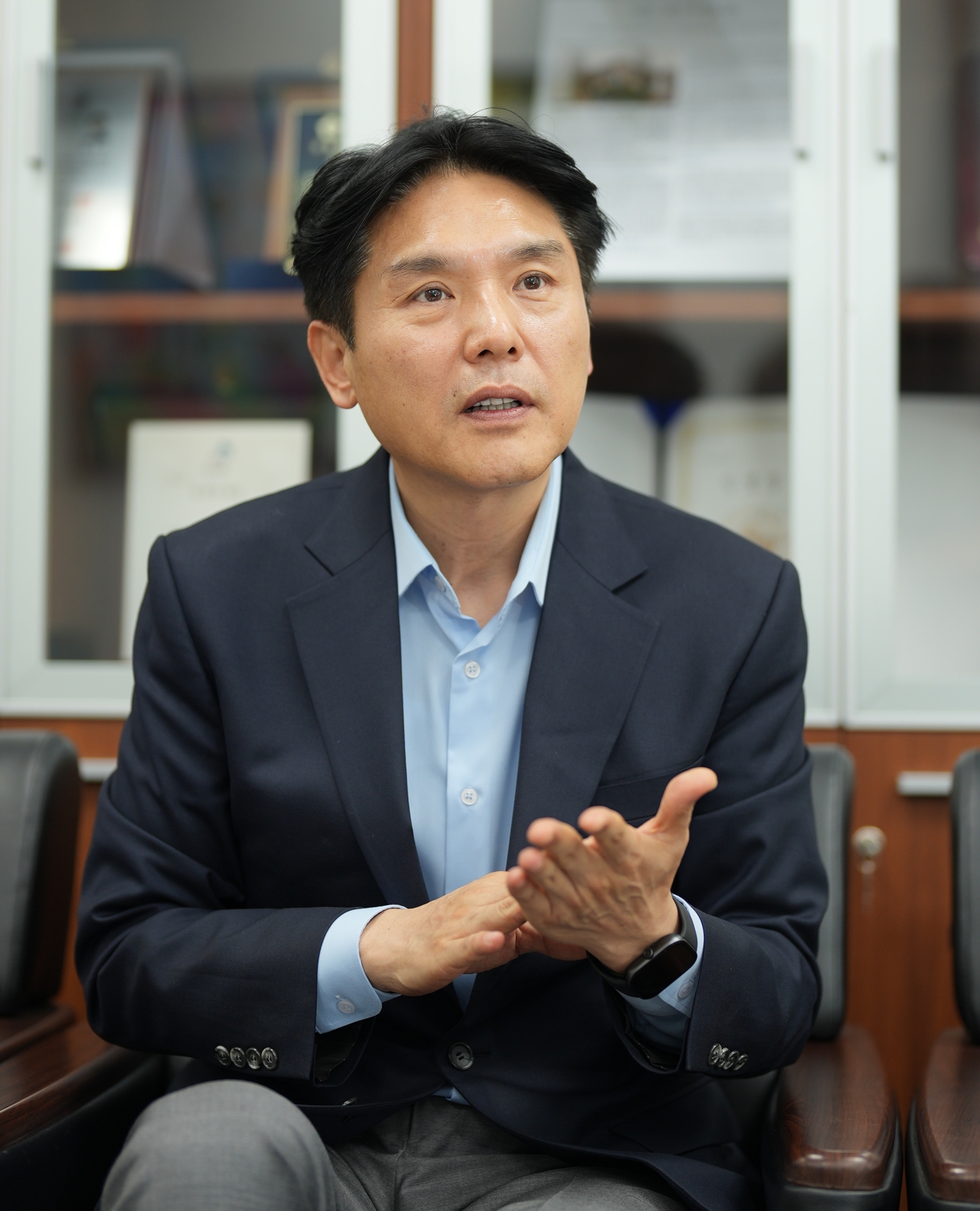 김길영 서울시의회 국민의힘 대표의원. 양정원 기자