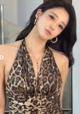 함은정, ♥김병우 감독 놀랄 파격 호피 원피스..너무 섹시하네
